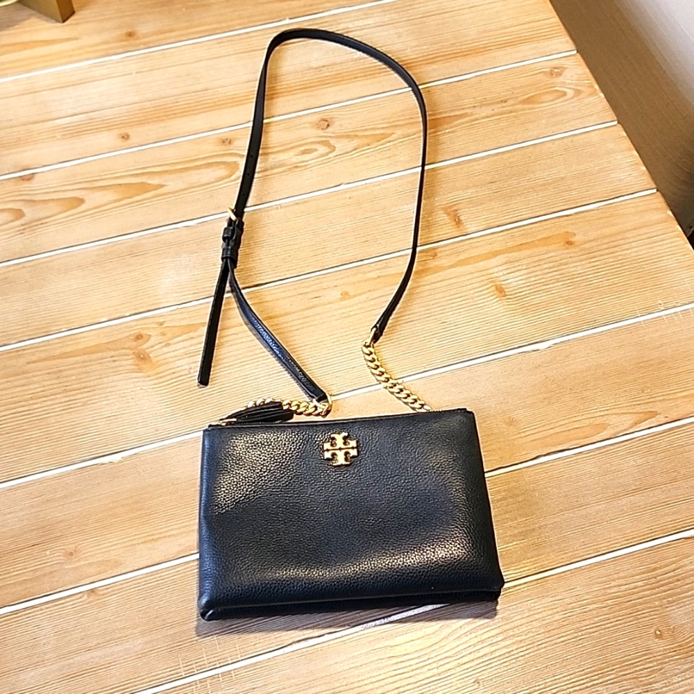 Tory Burch Black Leather Crossbody Bag